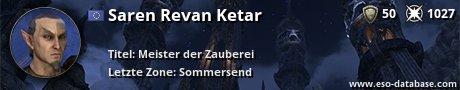 Signatur von Saren Revan Ketar