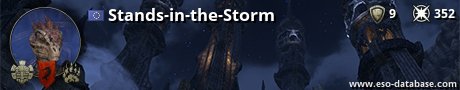 Signatur von Stands-in-the-Storm