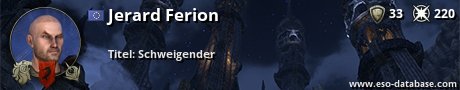 Signatur von Jerard Ferion