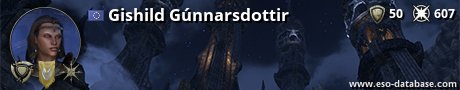 Signatur von Gishild Gúnnarsdottir