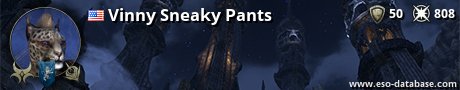 Signatur von Vinny Sneaky Pants