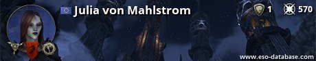Signatur von Julia von Mahlstrom