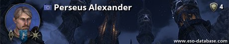 Signatur von Perseus Alexander