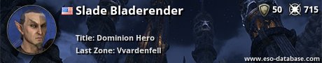 Signatur von Slade Bladerender
