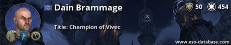 Signatur von Dain Brammage