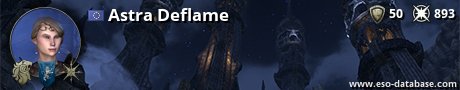 Signatur von Astra Deflame