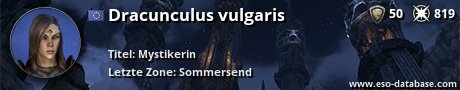 Signatur von Dracunculus vulgaris