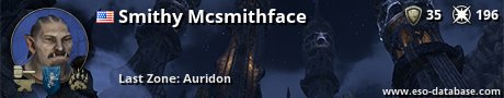 Signatur von Smithy Mcsmithface