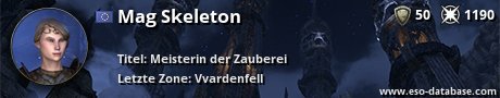 Signatur von Mag Skeleton