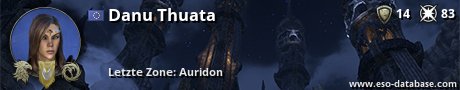 Signatur von Danu Thuata