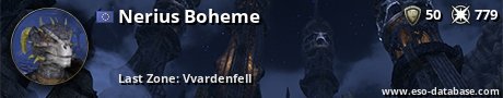 Signatur von Nerius Boheme