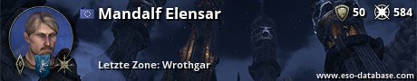 Signatur von Mandalf Elensar