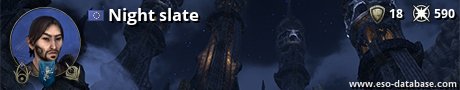 Signatur von Night slate
