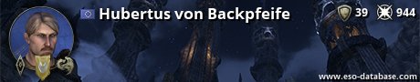 Signatur von Hubertus von Backpfeife