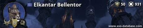 Signatur von Elkantar Bellentor