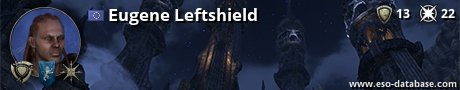 Signatur von Eugene Leftshield