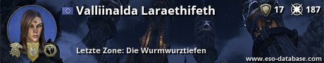 Signatur von Valliinalda Laraethifeth