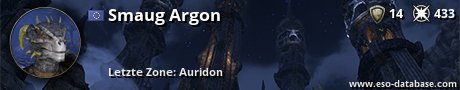 Signatur von Smaug Argon