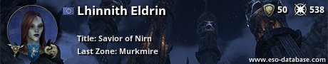 Signatur von Lhinnith Eldrin