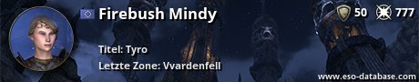 Signatur von Firebush Mindy