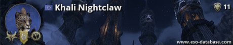Signatur von Khali Nightclaw