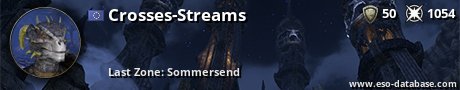 Signatur von Crosses-Streams
