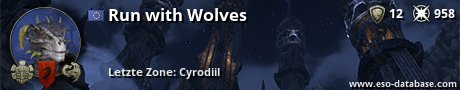 Signatur von Run with Wolves