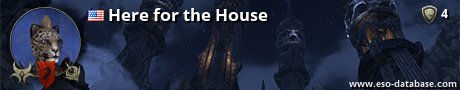 Signatur von Here for the House