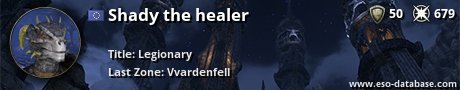 Signatur von Shady the healer