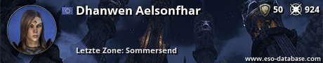 Signatur von Dhanwen Aelsonfhar