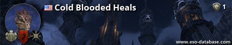 Signatur von Cold Blooded Heals
