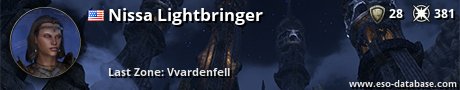 Signatur von Nissa Lightbringer