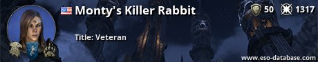 Signatur von Monty's Killer Rabbit