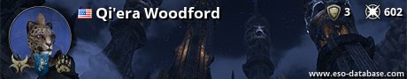 Signatur von Qi'era Woodford