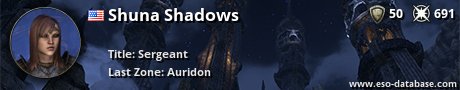 Signatur von Shuna Shadows