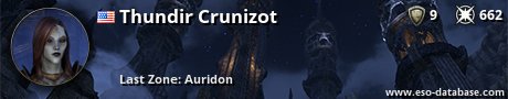 Signatur von Thundir Crunizot