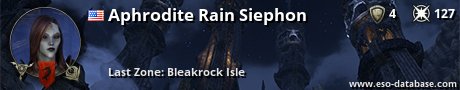 Signatur von Aphrodite Rain Siephon