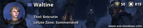 Signatur von Waltine