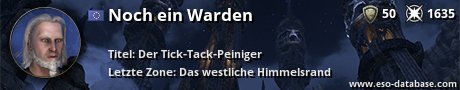 Signatur von Noch ein Warden