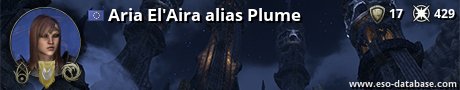 Signatur von Aria El'Aira alias Plume