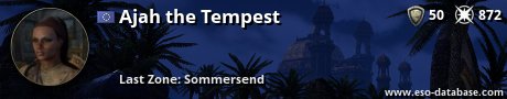 Signatur von Ajah the Tempest
