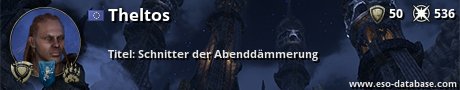 Signatur von Theltos