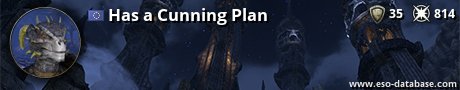 Signatur von Has a Cunning Plan