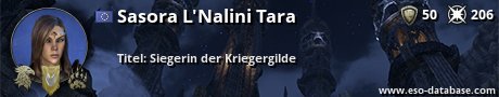 Signatur von Sasora L'Nalini Tara