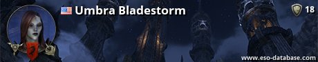 Signatur von Umbra Bladestorm