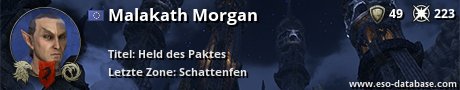Signatur von Malakath Morgan