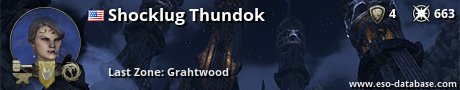Signatur von Shocklug Thundok