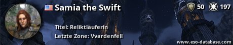 Signatur von Samia the Swift