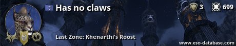 Signatur von Has no claws