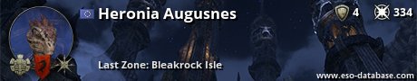 Signatur von Heronia Augusnes